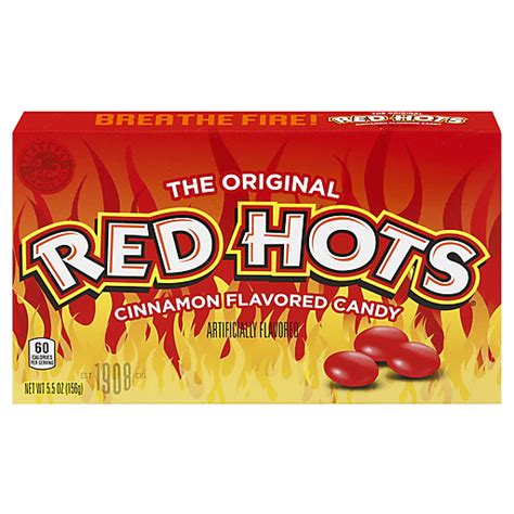 redhofs|Original Red Hots Theater Box Cinnamon Candy Net WT 5.5 Oz。